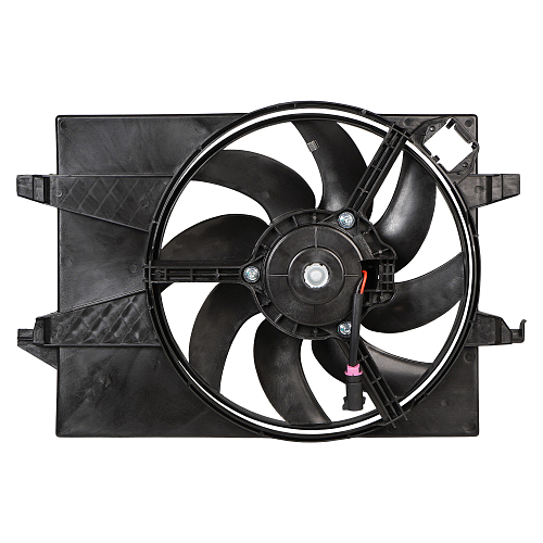 Электровентилятор охлаждения для автомобилей Ford Fiesta (01-)/Fusion (02-) (с кожухом) A/C-