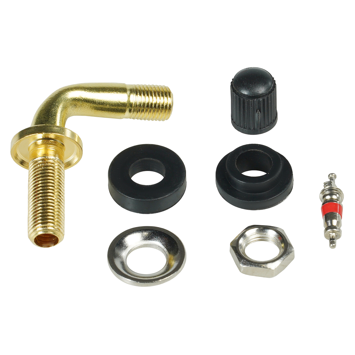 Вентиль для б/к шин PVR 30, латунь, 2 шт.