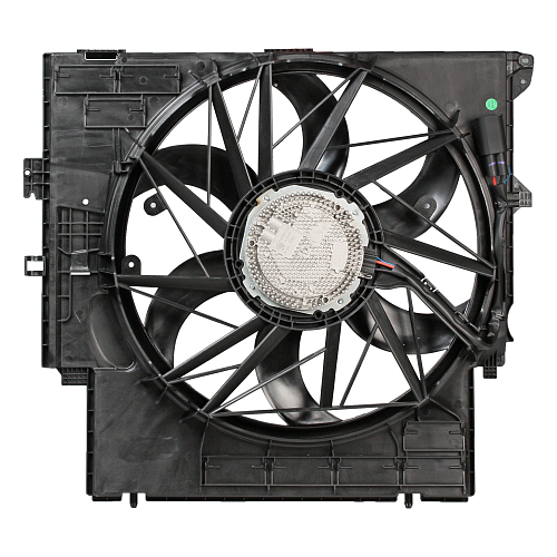 Электровентилятор охлаждения для автомобилей BMW X3 (F25) (10-)/X4 (F26) (14-) (с кожухом) (400W)