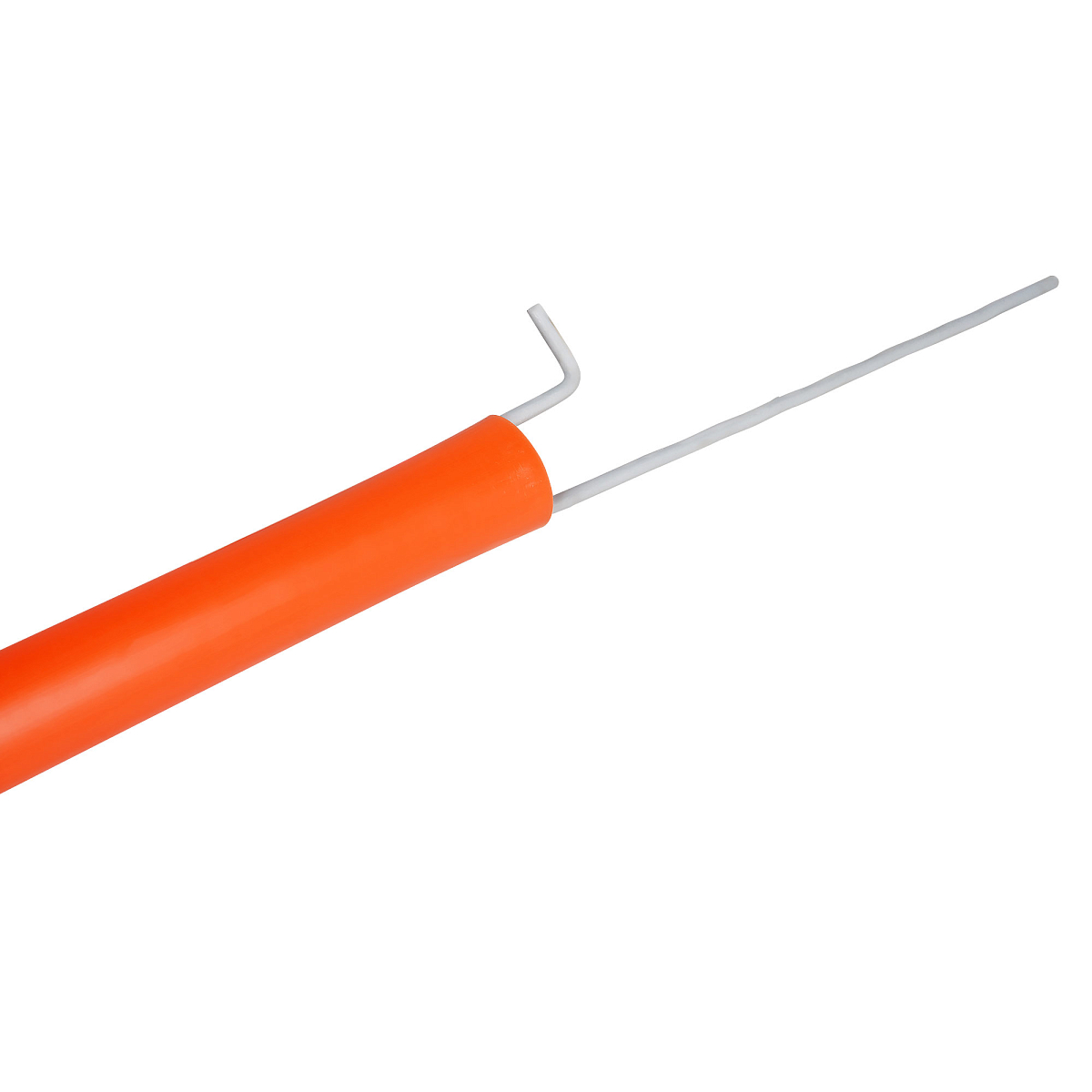 Веха дорожная, сигнальная 1200мм, 2 световозвр.полосы с установочным стержнем, оранжевая