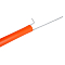 Веха дорожная, сигнальная 1200мм, 2 световозвр.полосы с установочным стержнем, оранжевая