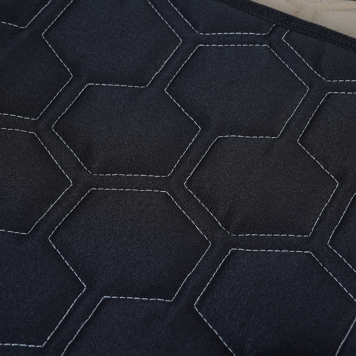 Накидки "Алькантара", передние (2 шт.), экокожа с перфорацией, бежевые