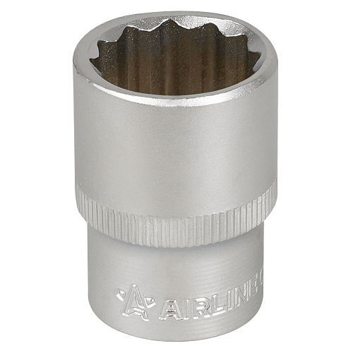 Головка торцевая 1/2"DR двенадцатигранная 20мм, L=38мм пласт.подвес