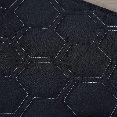 Накидки "Алькантара", передние (2 шт.), экокожа с перфорацией, бежевые