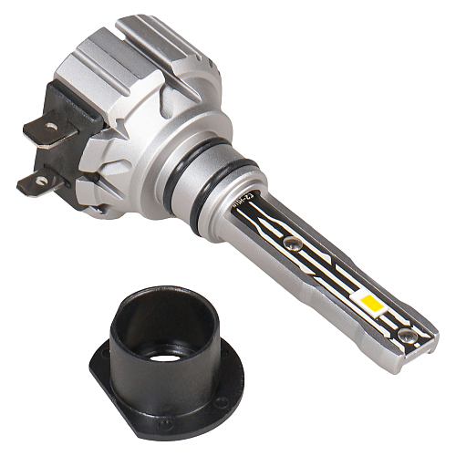 Лампа светодиодная H1 STANDARD, 17Вт, 4000Лм (2000Лм x 2), 3000К (Желтый), 12В, комплект 2 шт. МП-серия