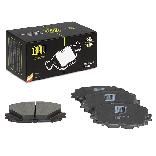 Колодки тормозные дисковые передние для автомобилей Toyota Yaris (05-) для тормозной системы Advics