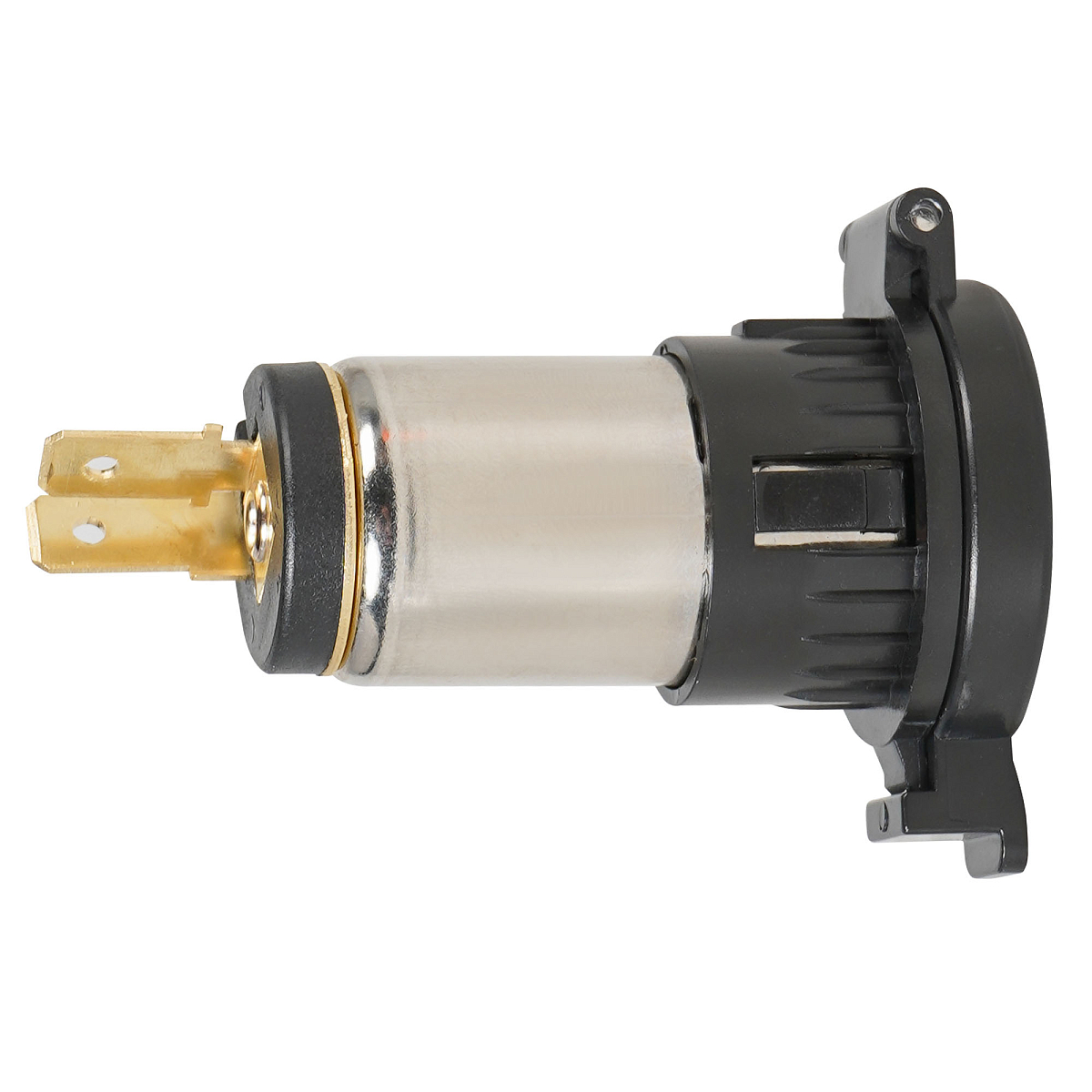 Гнездо прикуривателя дополнительное 120Вт (12В, 10А) металл.