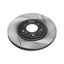 Диски тормозные высокоуглеродистый с технической выточкой и окраской передний правый для автомобилей Honda S2000 (99-) d=300 5*114,3 (серия Carville Racing)