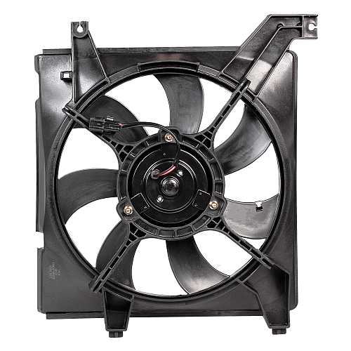 Электровентилятор охлаждения для автомобилей Hyundai Elantra (XD) (00-) (с кожухом)