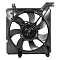 Электровентилятор охлаждения для автомобилей Hyundai Elantra (XD) (00-) (с кожухом)