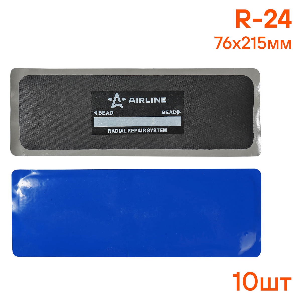 Пластырь кордовый, радиальный R-24 (76*215 мм)