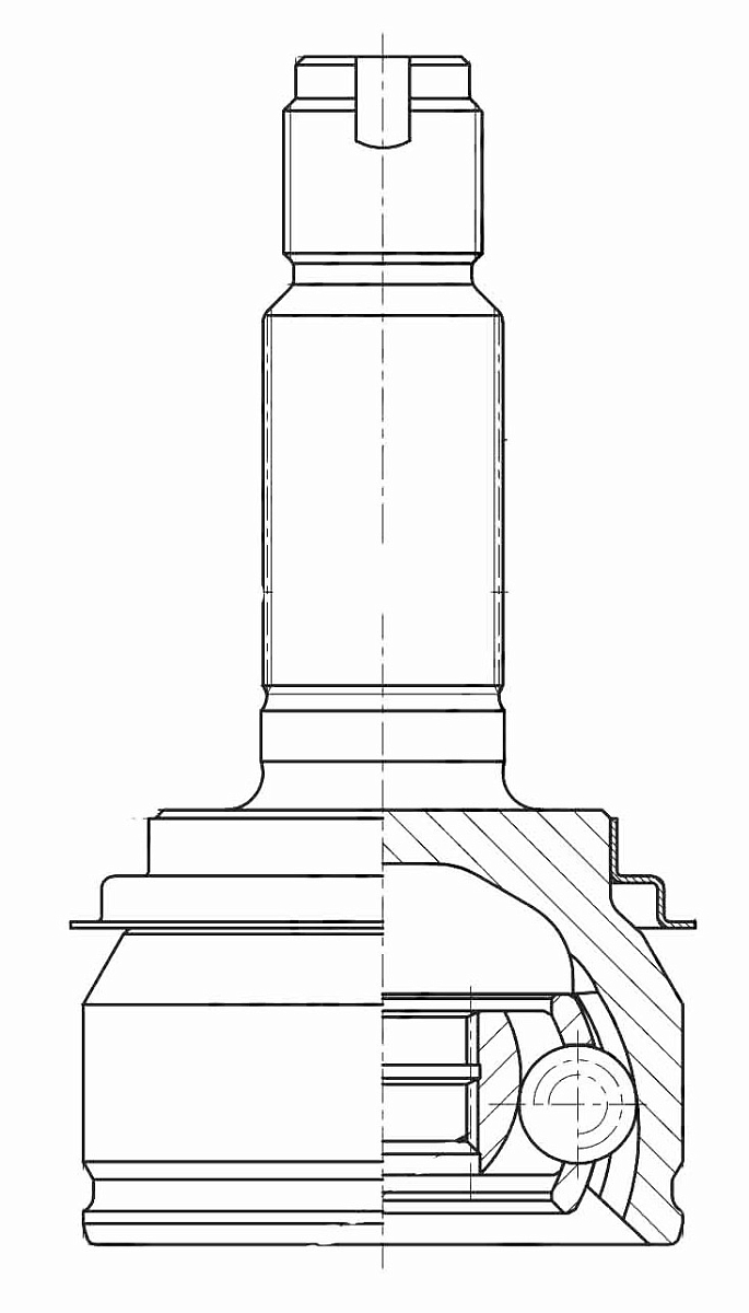 ШРУС наружный задний для автомобилей Honda CR-V (06-) 2.0i 4WD