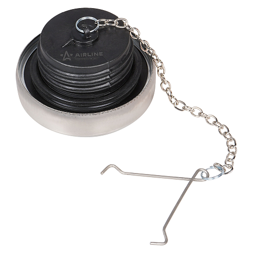 Крышка бензобака 60мм с замком и цепочкой, пластиковая/металлическая для а/м SCANIA