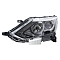 Фара для автомобилей Nissan Qashqai J11 (13-) (головного света) галоген/светодиодная, с ДХО, электрический корректор, левая