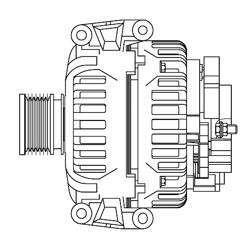 Генератор для автомобилей Mercedes-Benz Sprinter W903 (00-)/Vito W638 (99-) 2.1CDI 150A