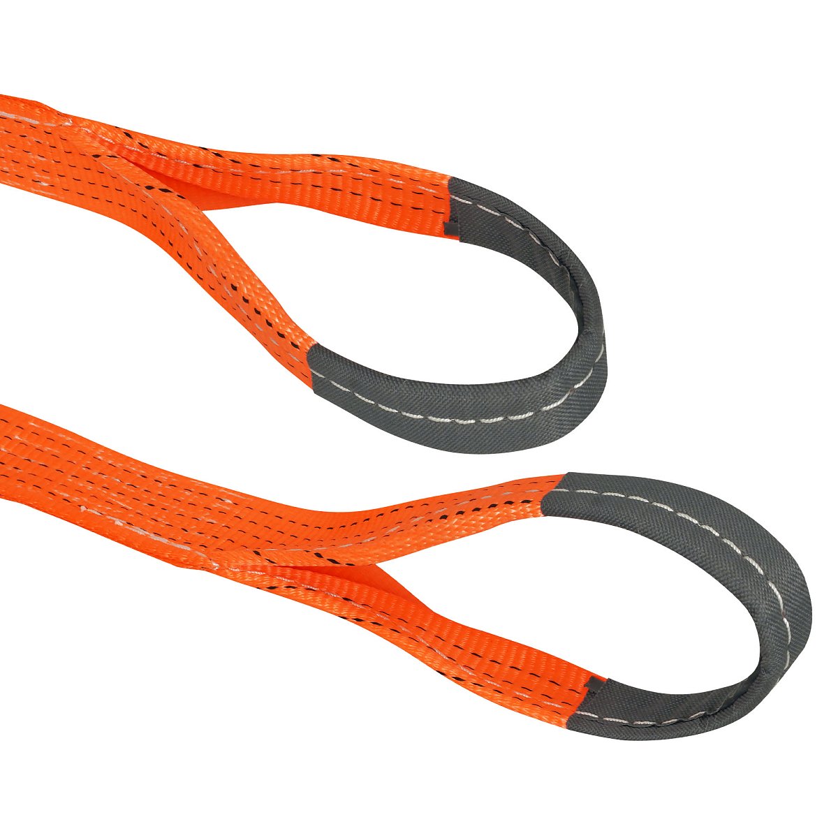 Трос буксировочный (лента) 12 т, 6 м, 2 металл. шакла