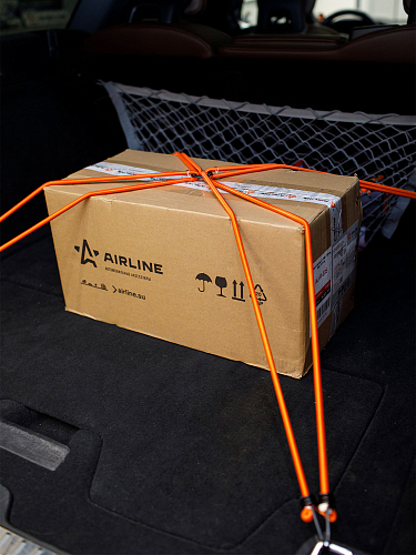 Резинки-стяжки набор "Паук" 4шт.-120 см, D-8 мм (металлические крючки)