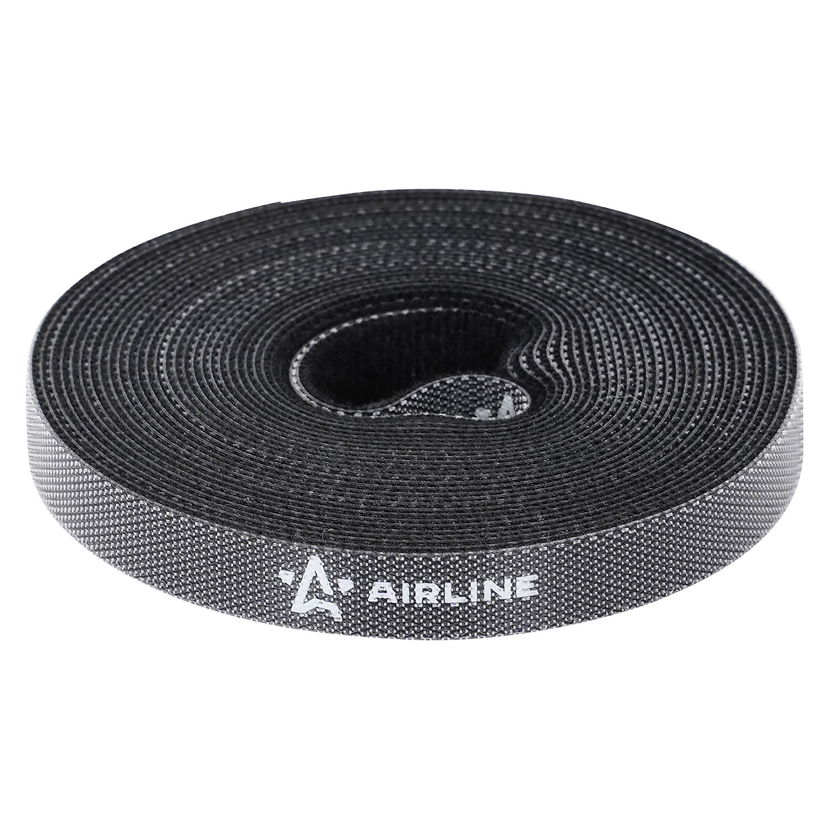 Лента-липучка для стяжки (жгутирования) кабелей 10мм*5м, черная