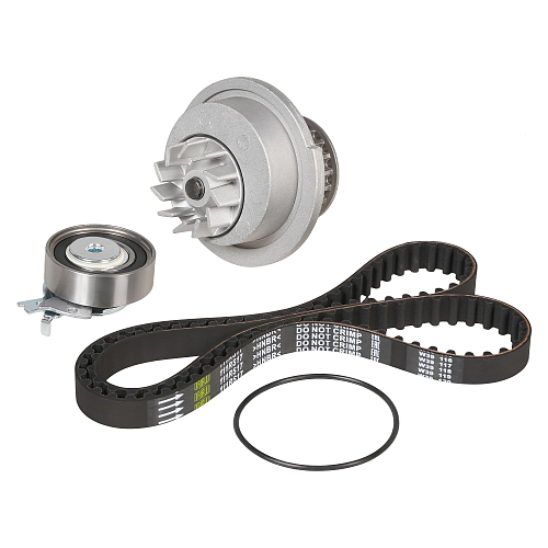 Ремкомплект ГРМ для автомобилей Daewoo Nexia (94-) 1.4i/1.5i SOHC (помпа/ремень/ролик)