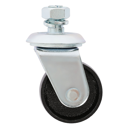 Колесо для подкатного домкрата заднее D60 INDUSTRY, поворотное с крепежом