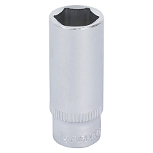 Головка торцевая 1/4"DR шестигранная 14мм, L=50мм