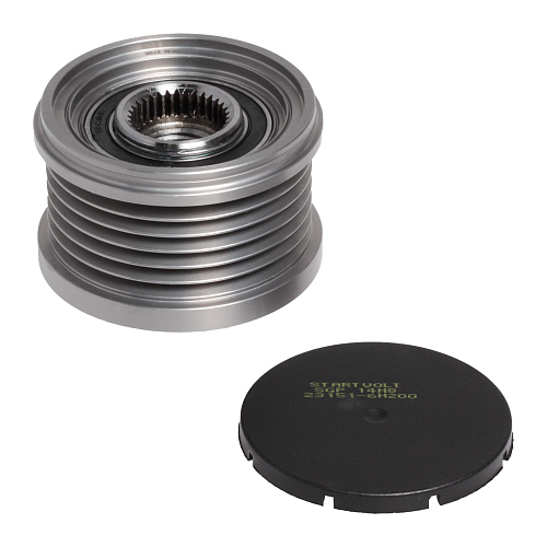 Шкив с обгонной муфтой генератора для автомобилей Nissan Teana J32 (08-)/X-Trail T30 (01-) 2.0i/2.5i