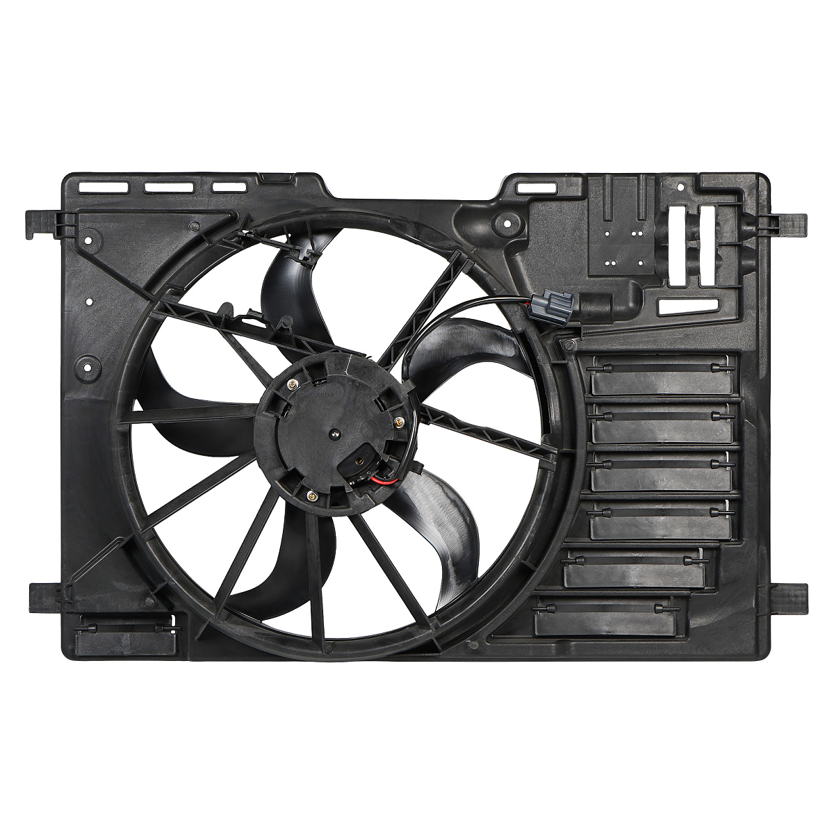 Электровентилятор охлаждения для автомобилей Ford Kuga II (13-) 1.5T/1.6T (с кожухом)