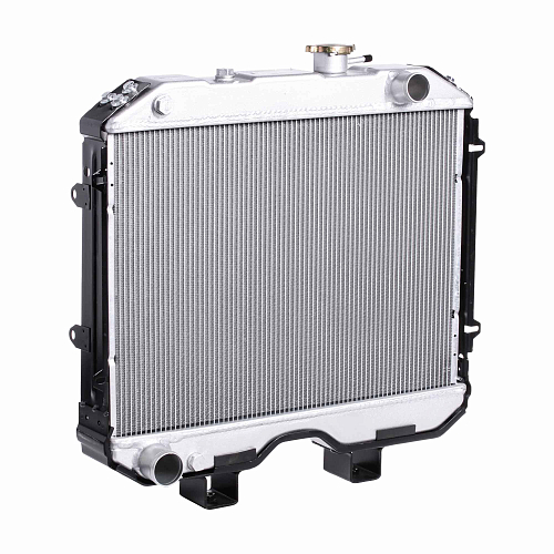 Радиатор охлаждения для автомобилей УАЗ 390994/374195 с двиг. УМЗ-421 (с отверстием под датчик) (паяный)