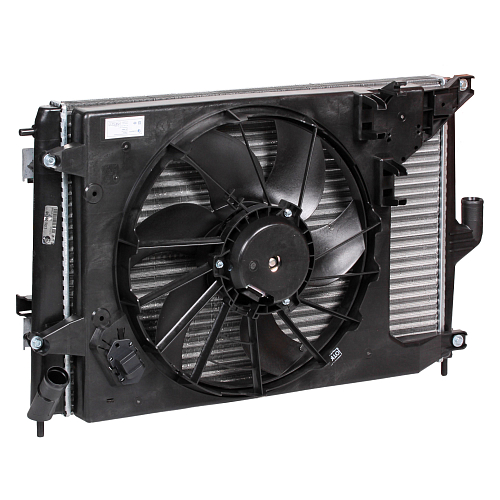 Блок охл. (радиатор+конденсор+вентилятор) для а/м Лада Largus (12-)/Renault Logan (08-) AT