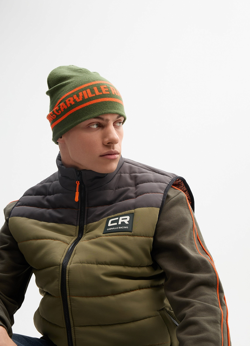 Шапка зеленая Carville Racing