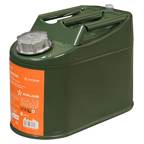 Канистра 5л металлическая, винтовая крышка