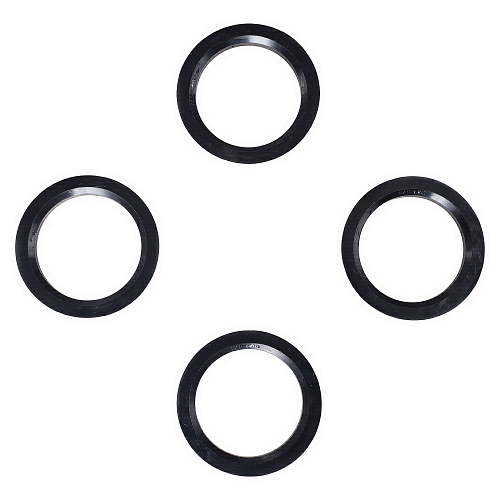 Кольцо центровочное для литого диска 73.1-57.1мм, комплект 4 шт., пластик