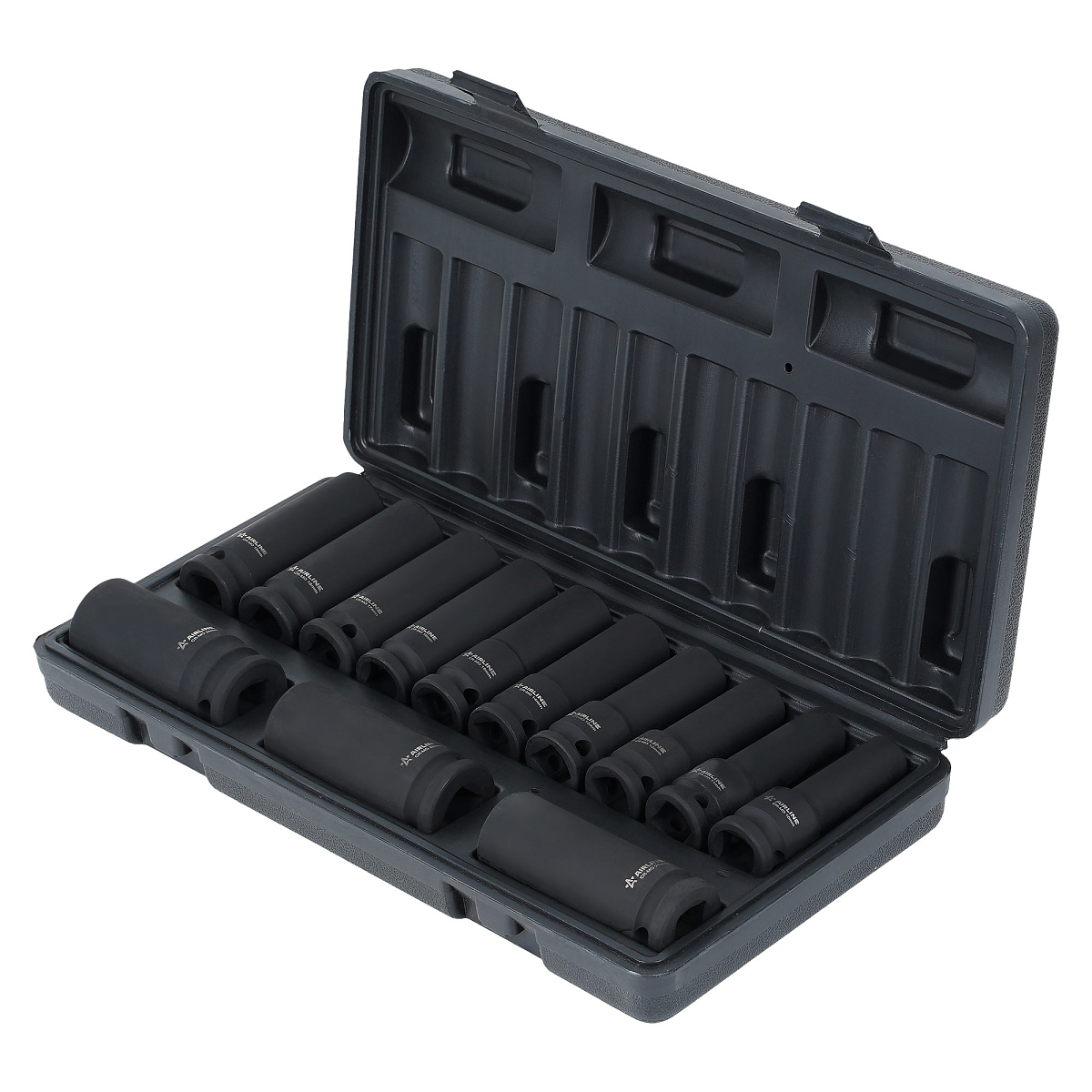 Набор головок ударных 1/2"DR L=78мм, 13пр. (10-24мм) пласт.кейс