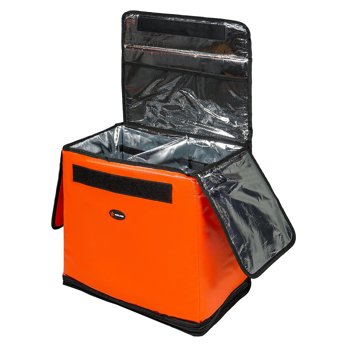 Терморюкзак (термосумка) 47л, 42*42*27см, складной, быстрый доступ, оранжевый