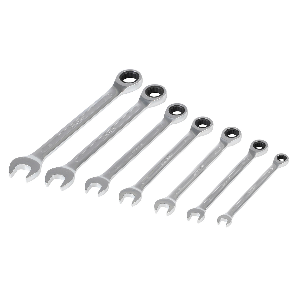 Набор ключей комбинированных трещоточных PRO 7пр. (8-19мм) сумка