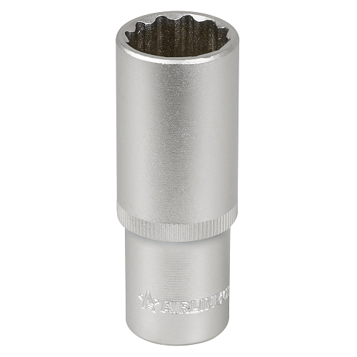 Головка торцевая 1/2"DR двенадцатигранная 22мм, L=78мм пласт.подвес