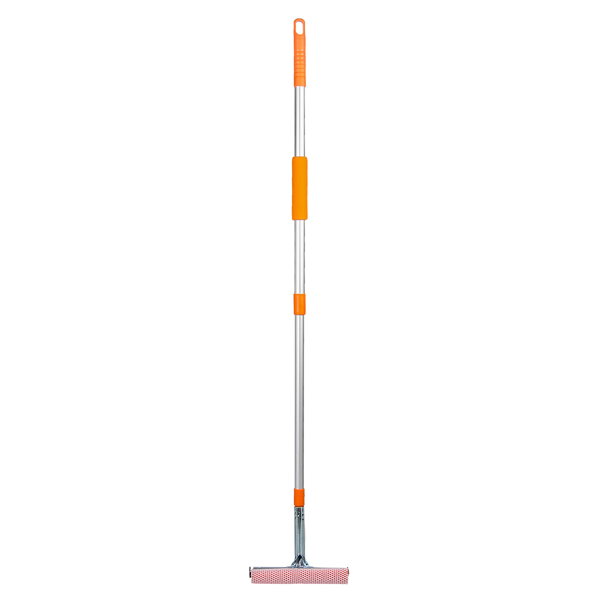 Щетка для мытья стекол с телескопич. ручкой, поролоном и водосгоном (90-130см)