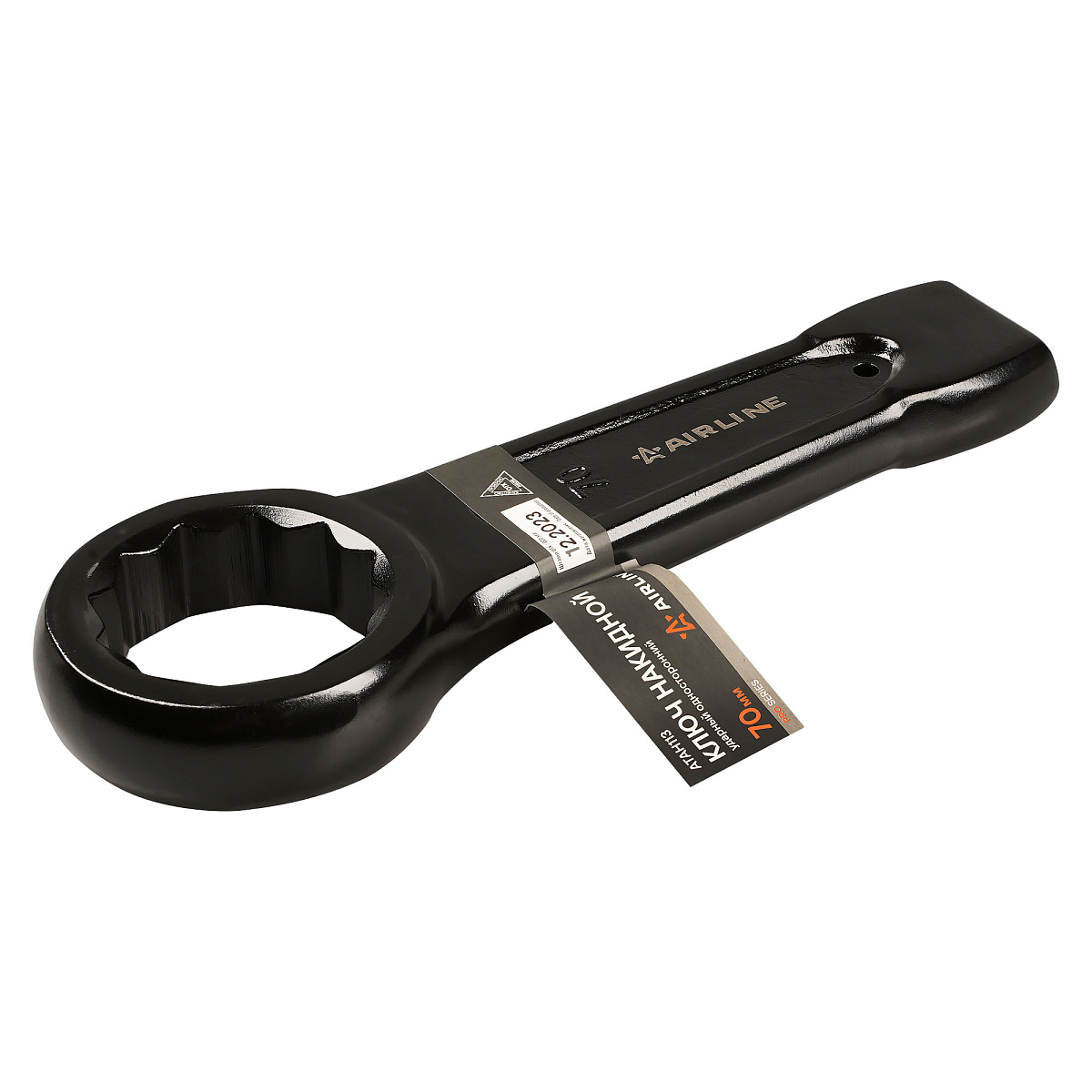 Ключ ударный накидной односторонний 70мм, L=315-335мм