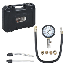 Компрессометр для бензиновых двигателей PRO, набор 8пр., кейс