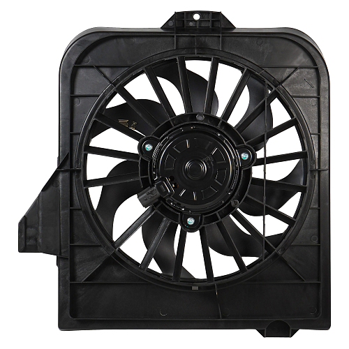 Электровентилятор кондиционера для автомобилей Dodge Caravan (01-)/Chrysler Voyager (01-) (с кожухом)