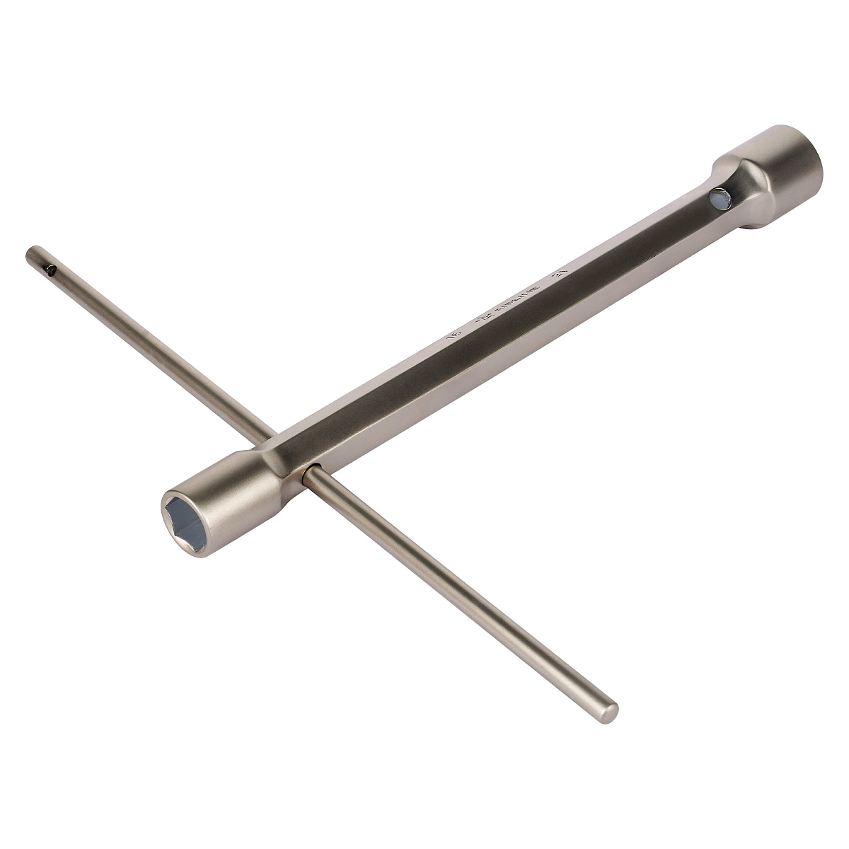 Ключ свечной кованый двусторонний 16x21мм, 280мм с воротком