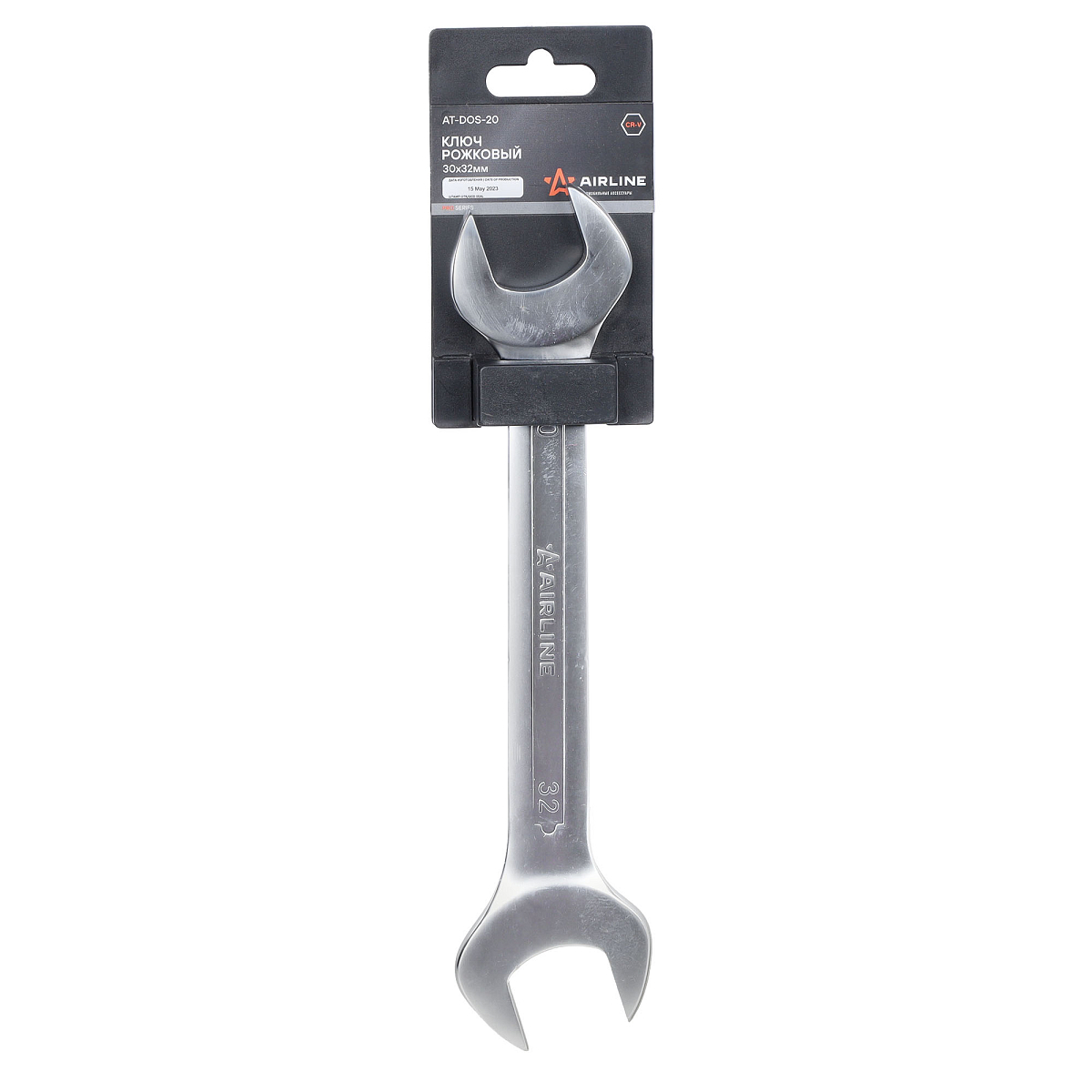 Ключ рожковый 30х32мм PRO, пласт.подвес