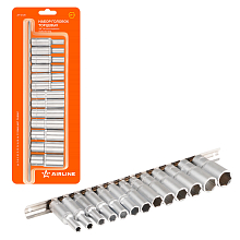 Набор головок 3/8"DR шестигранных глубоких 13пр. (6-19мм)