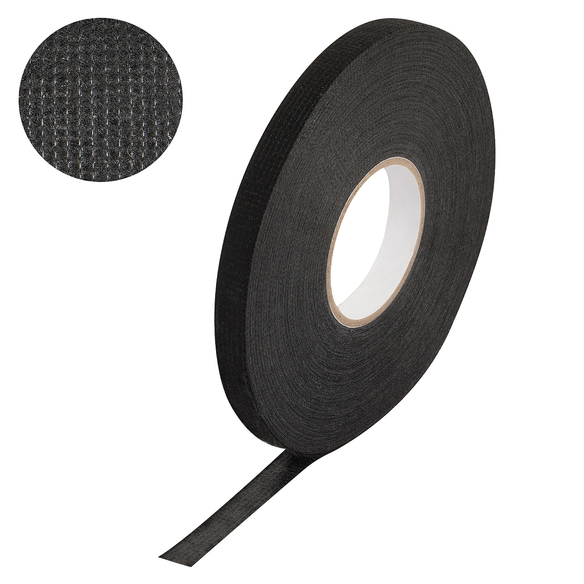 Изолента для жгутирования проводки 9 мм*25 м, антискрип, на осн. флиса