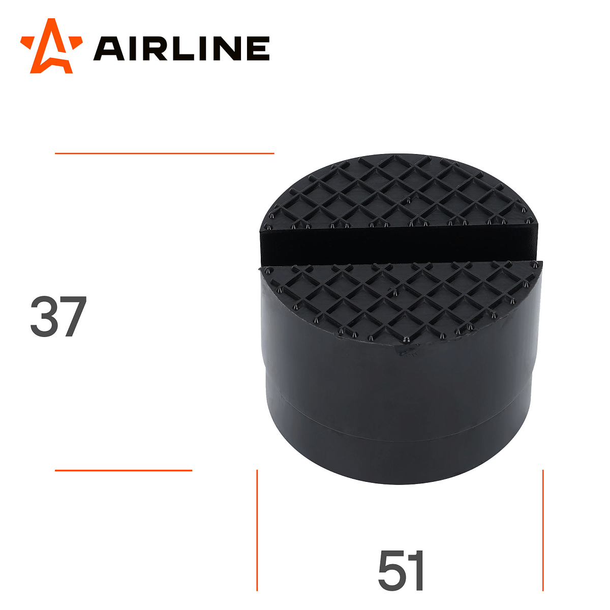 Накладка на домкрат подкатной D51мм, H37мм