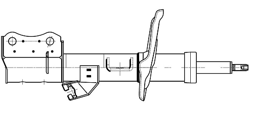 Амортизатор для автомобилей Nissan Sentra (14-) (стойка) передний правый