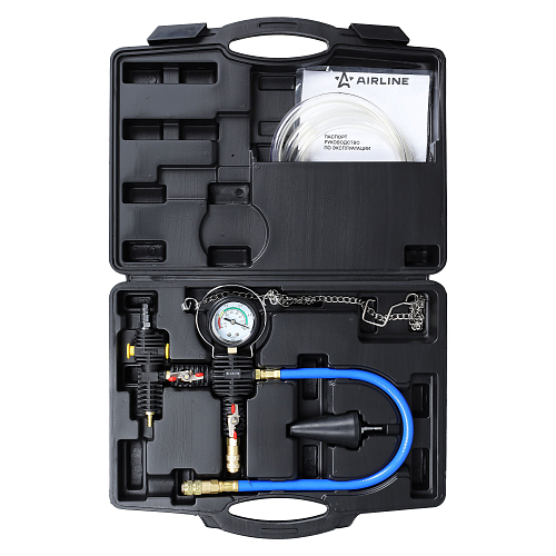 Приспособление для замены охлаждающей жидкости вакуумное, набор 4 пр., кейс