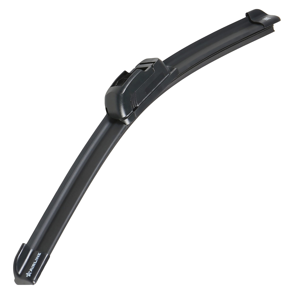 Щетка стеклоочистителя 350мм (14") бескаркасная, 1 адаптер (Hook 9x3, 9x4 mm - Крючок 9x3, 9x4 мм)