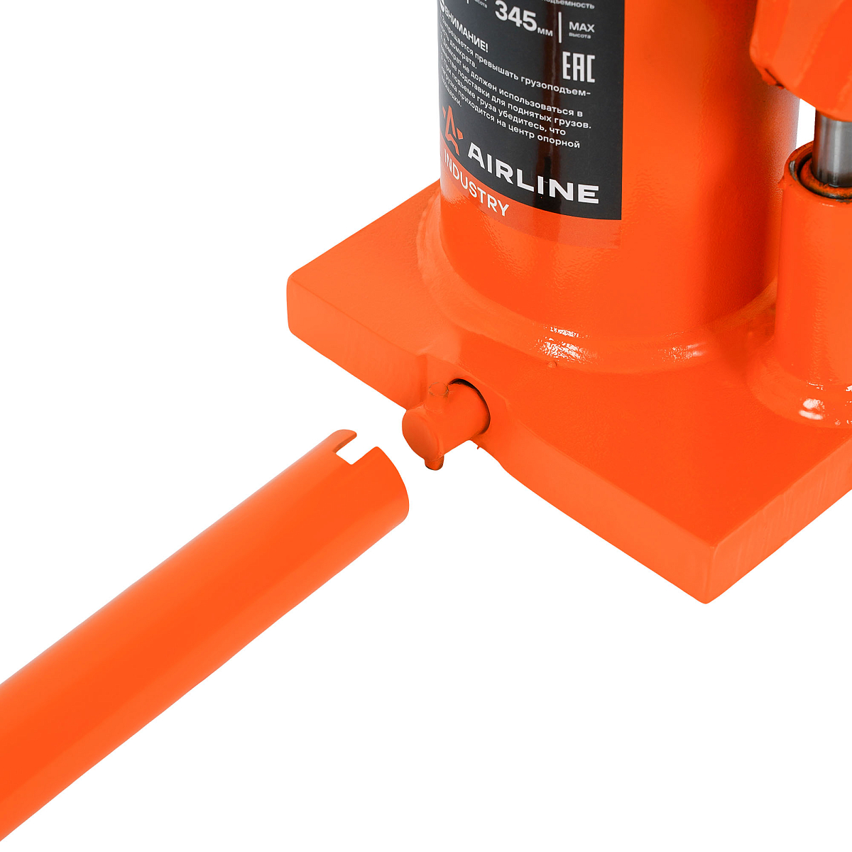 Домкрат бутылочный сварной 6т 175-345мм INDUSTRY