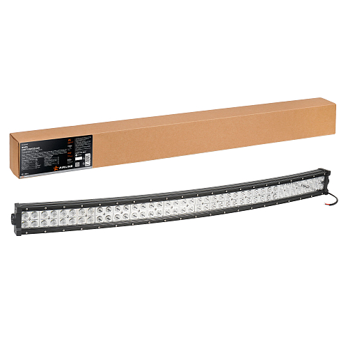 Фара (балка) светодиодная двухрядная изогнутая, 80LED, комбинированный свет, 240Вт, 1065х78х60мм, 12/24В, PRO